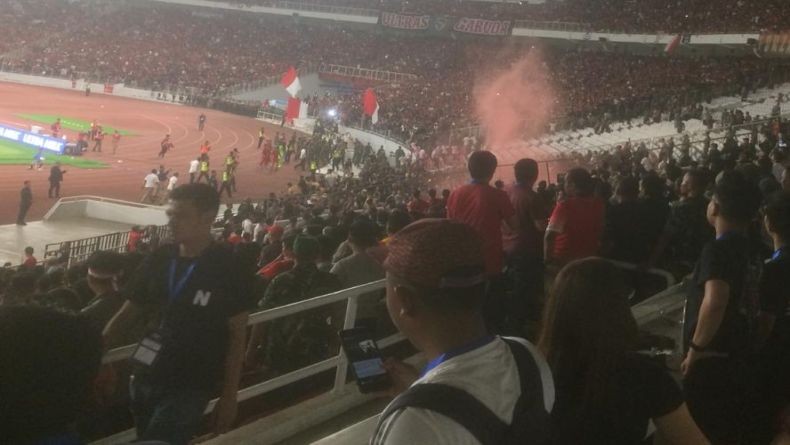 Ultras Malaysia Diserang oknum Suporter Indonesia, 1 Cedera