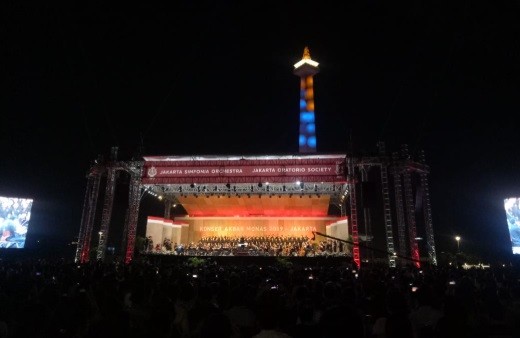 Lagu-Lagu Nasional Berkumandang di Konser Akbar Monas 2019