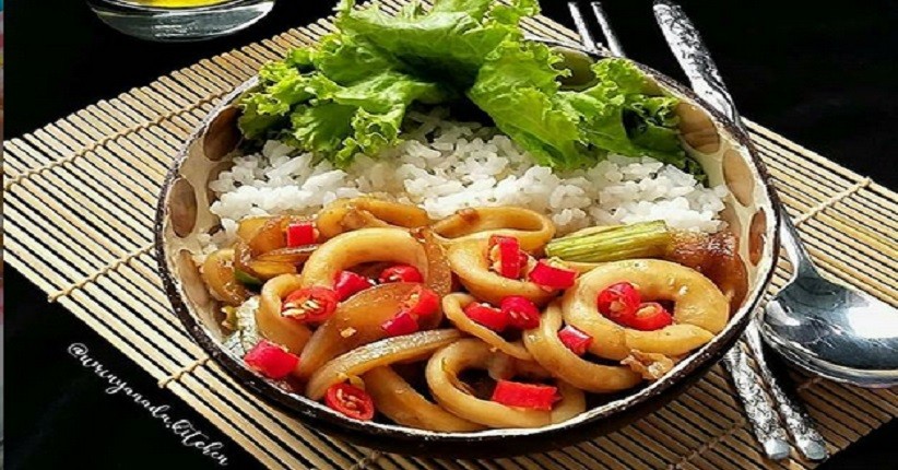 Resep Rice Bowl Cumi Teriyaki ala Rumahan, Manu Simpel Khas Jepang