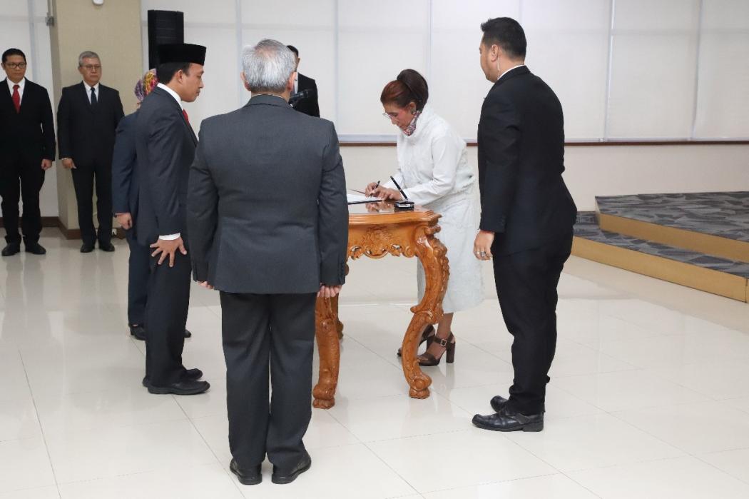 Lantik Agus Suherman sebagai Dirjen PDSPKP, Ini Pesan Menteri Susi