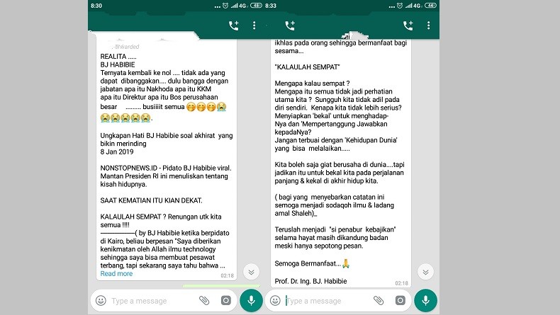 Puisi Kalaulah Sempat Viral, Tercantum Nama BJ Habibie sebagai Penulisnya