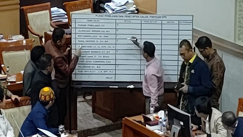 Firli Bahuri Ketua KPK, Ini Hasil Lengkap Perolehan Suara Voting di DPR