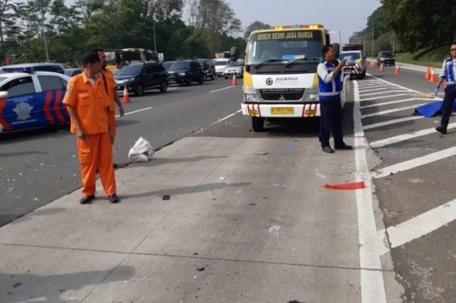 Kecelakaan di Tol Jagorawi Tiga Tewas, Diduga karena Pecah Ban