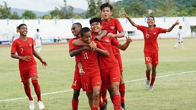 Babak I: Gol Ahmad Athallah Antar Timnas Indonesia U-16 Ungguli Filipina