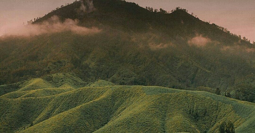 Wisata di Kawah Ijen, Asyiknya Selfie di Bukit Teletubbies ala Bondowoso