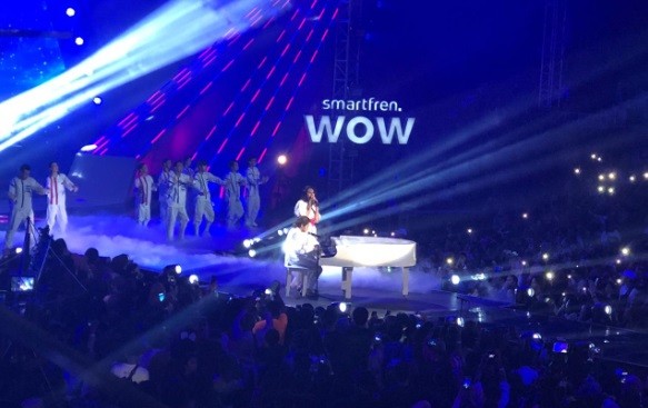 Smartfren Wow Concert, Aaliyah Massaid & Dul Bawakan Cinta Kan Membawamu Kembali
