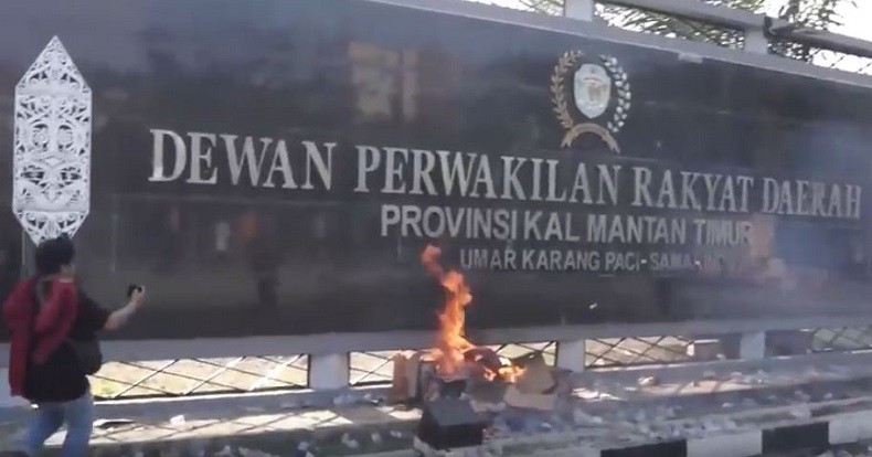 Demo Mahasiswa di Kaltim Berakhir Ricuh, DPRD: Mahasiswa Tidak Membuka Dialog