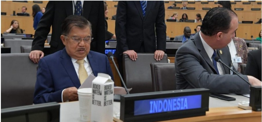 Di Markas Besar PBB, Wapres JK Soroti Harga Kopi Dunia yang Anjlok