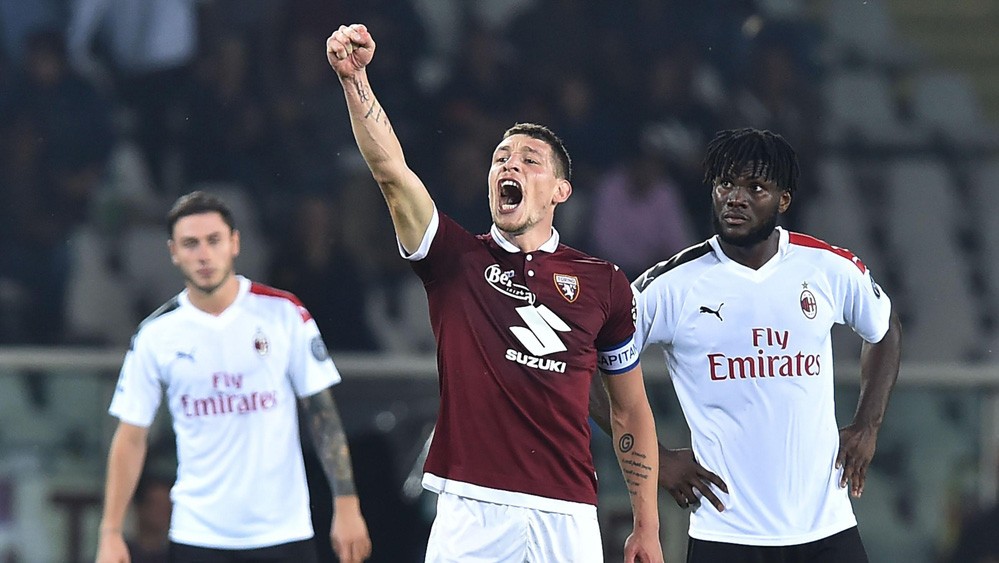 Torino Vs AC Milan: 2 Gol Belotti Bungkam I Rossoneri 