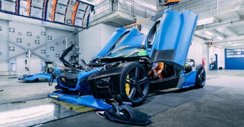 Lolos Uji Tabrak, Rimac C_Two Masih Berbentuk Utuh