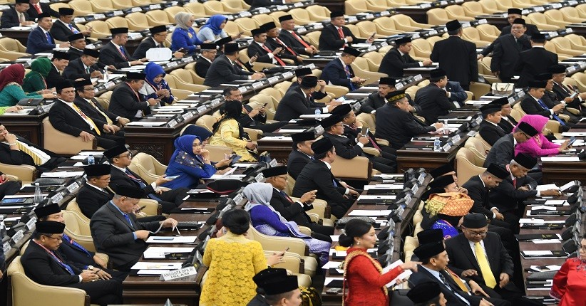 Begini Sumpah Anggota DPR 2019-2024 saat Resmi Dilantik