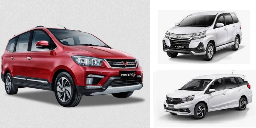 Wuling Confero Salip 2 Mobil MPV Jepang Honda Mobilio dan Daihatsu Xenia