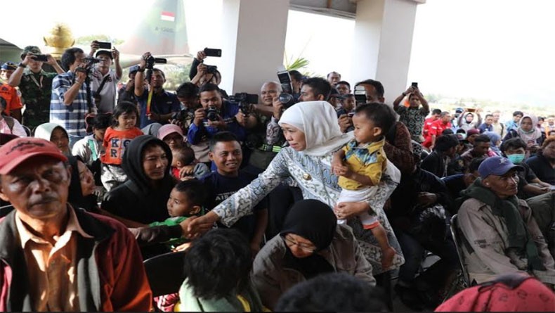Disambut Khofifah, Begini Kisah 121 Pengungsi Wamena asal Jawa Timur
