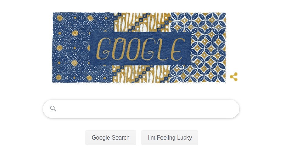 Google Ikut Rayakan Hari Batik Nasional lewat Doodle