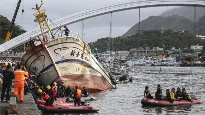 2 WNI Dipastikan Tewas akibat Terjebak Reruntuhan Jembatan Ambruk di Taiwan