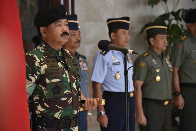 13 Pati TNI Naik Pangkat, Semenko Polhukam Tri Soewandono Resmi Bintang Tiga