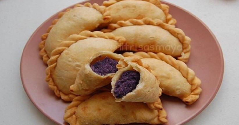 Pastel Unik Isi Ubi Ungu, Rasanya Enak, Manis dan Asin