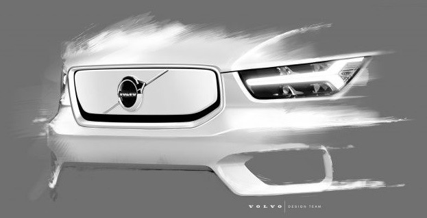 Debut Pekan Depan, Volvo Bocorkan Sketsa Mobil Listrik Anyarnya