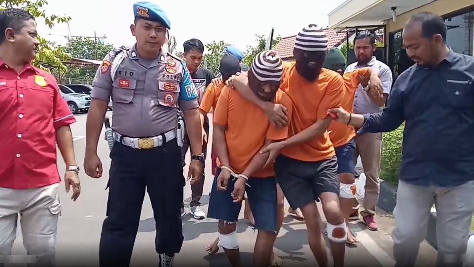 Polisi Tembak 6 Pelaku Curanmor di Indramayu, 15 Motor Curian Diamankan