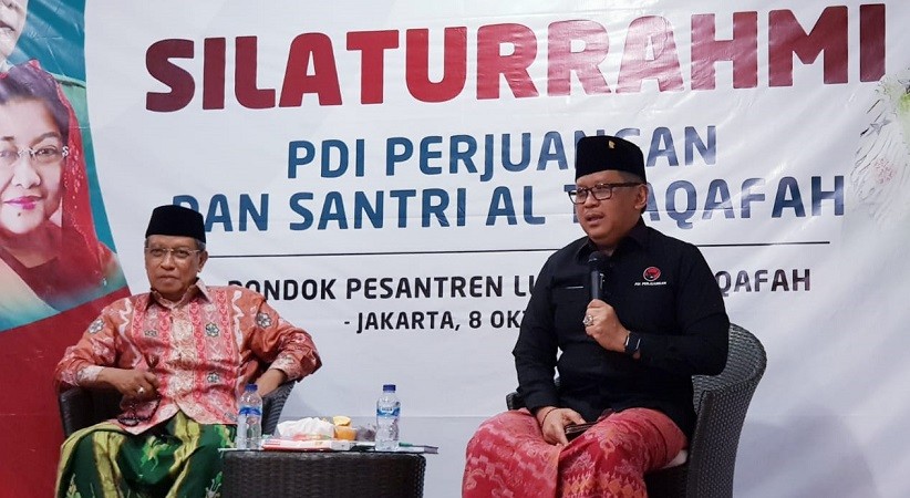 Hasto Berterima Kasih kepada Nadliyin atas Kemenangan Jokowi-Ma'ruf dan PDIP