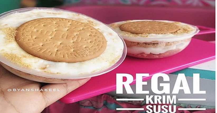 Regal Krim Susu, Dessert Kekinian yang Terbuat dari Biskuit