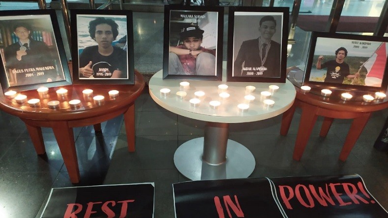 Demonstran Akbar Alamsyah Meninggal, Doa Mengalir dari Gedung KPK