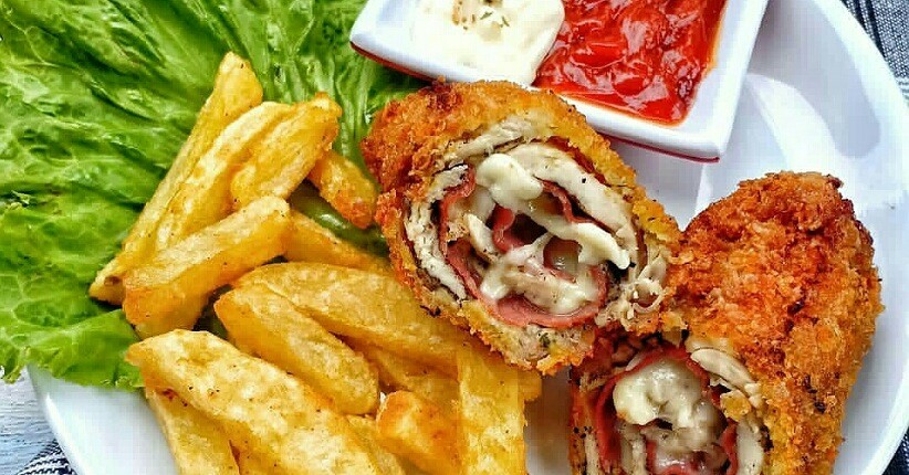 Resep Membuat Chicken Cordon Bleu ala Restoran, Rasanya Lezat Bikin Ketagihan 