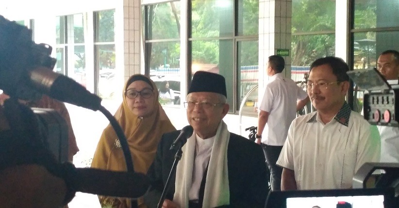 Ma’ruf Amin: Wiranto Segera Pulih