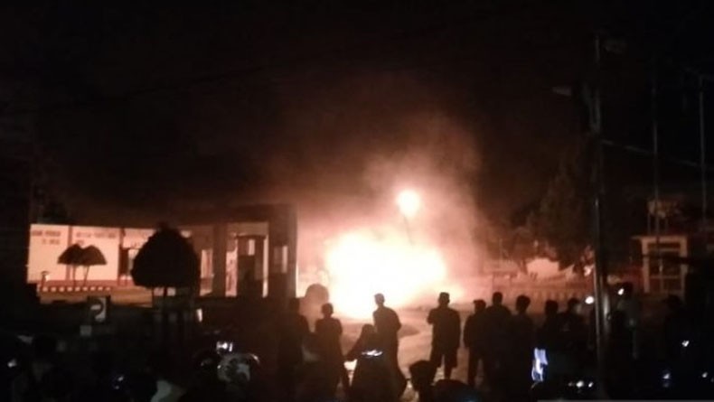 Kebakaran SPBU di Agam Diduga akibat Tangki Modifikasi Mobil Carry