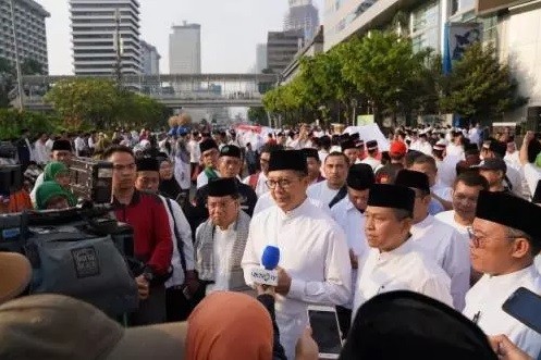 Parade Hari Santri 2019, Menag Lukman: Santri Adalah Duta Perdamaian