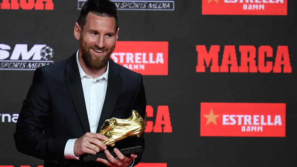 Cetak 36 Gol Musim Lalu, Lionel Messi Meraih Sepatu Emas Keenam