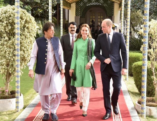 Momen Napak Tilas Pangeran William-Kate Middleton Bertemu PM Imran Khan, Sahabat Putri Diana