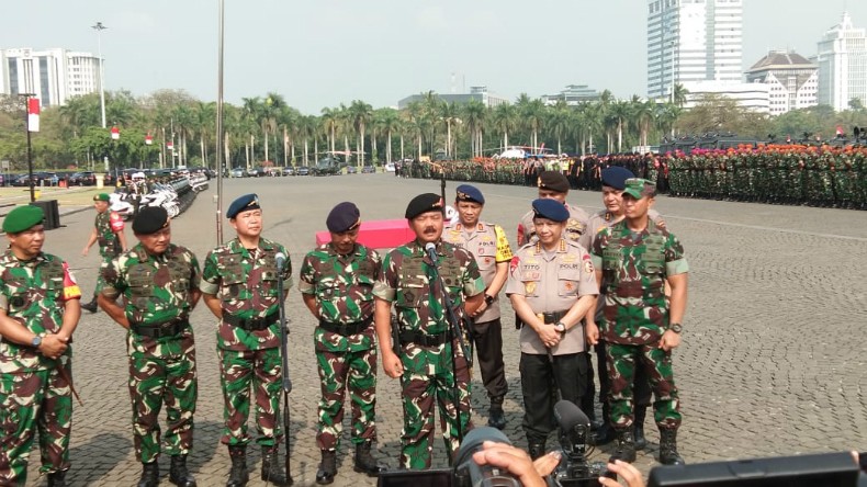Apel Persiapan Pelantikan Jokowi, Panglima TNI: Cermati Informasi Intelijen Sekecil Apa pun