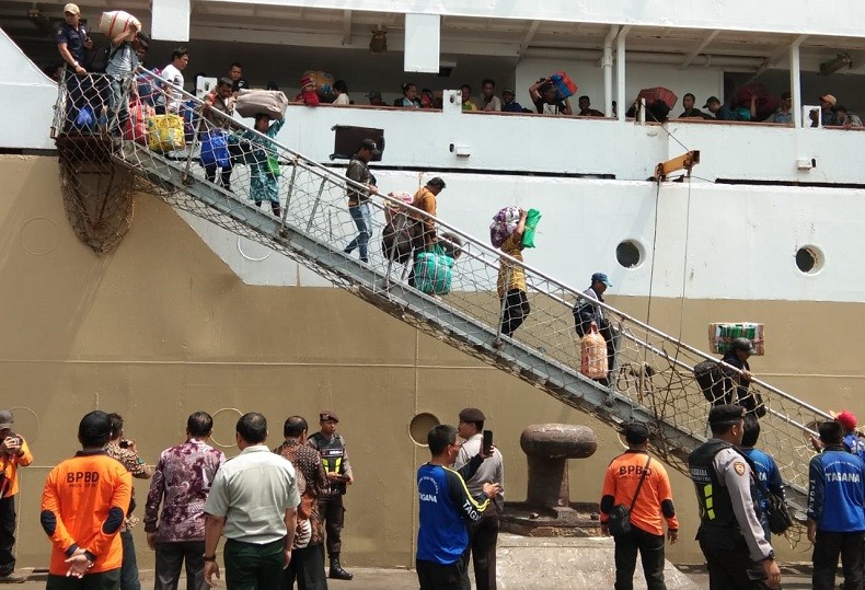 Rombongan Terakhir, 519 Pengungsi Wamena Tiba di Dermaga Tanjung Perak Surabaya
