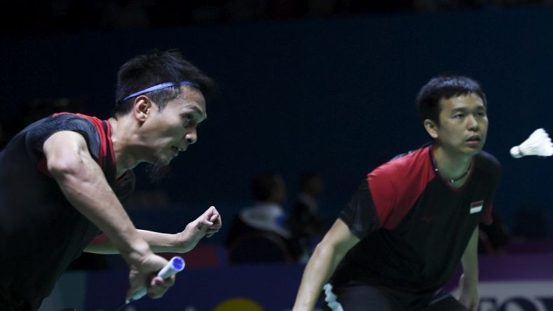 Hasil Denmark Open 2019: Kalahkan Pasangan Jepang, Ahsan/Hendra Jumpa Kevin/Marcus di Final