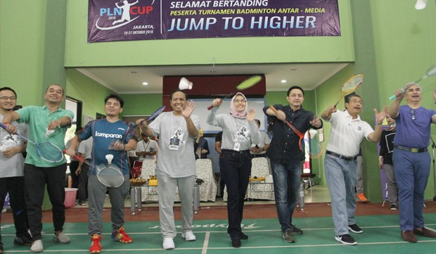 Sebanyak 28 Tim Bersaing di Turnamen Badminton Antarmedia PLN Cup 2019