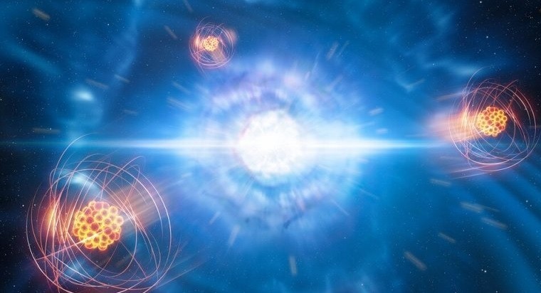 Pertama Kali, Elemen Berat Terdeteksi Terbentuk Merger Bintang Neutron