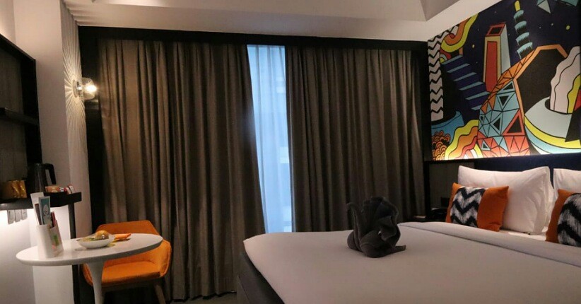 Terlihat Unik dengan Dekorasi Kain, ibis Styles Hadirkan Tema Pasar Tekstil