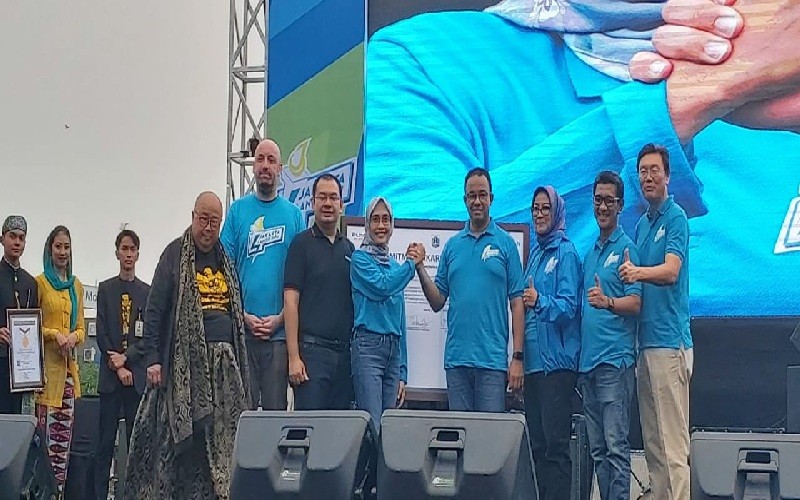 Karnaval Jakarta Langit Biru, Pemprov DKI dan PLN Edukasi Warga Jaga Kualitas Udara