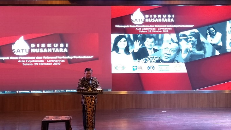 Ajak Kaum Muda Bersatu, JK: Indonesia Terbentuk di Atas Sikap Toleransi