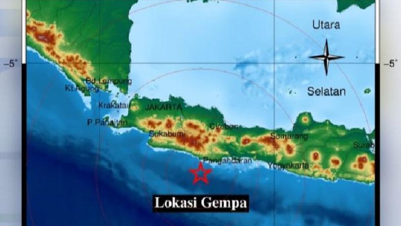 Penjelasan BMKG soal Penyebab Gempa Magnitudo 4,9 di Pangandaran
