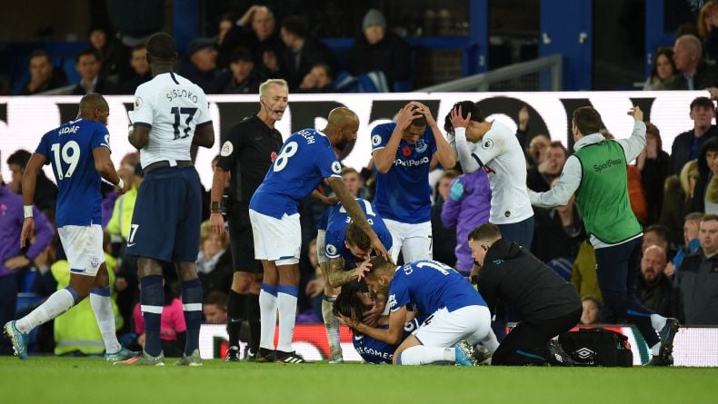 Hasil Everton Vs Tottenham: Diwarnai Patahnya Kaki Andre Gomes, Laga Berakhir Imbang