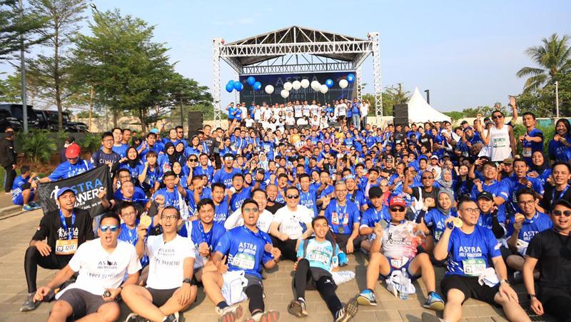 Astra Half Marathon Ajak 4.000 Pelari Kurangi Sampah Plastik