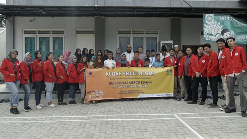 Kuliah Peduli Negeri, Mahasiswa Mercu Buana Ajak Anak Panti Asuhan Belajar Nge-Vlog