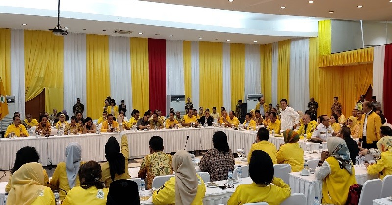 Lagu 'Rumah Kita' Menggema Menjelang Rapat Pleno Golkar