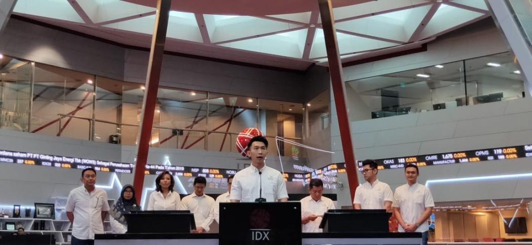 Resmi Tercatat di BEI, Saham Ginting Jaya Energi Naik 22,2 Persen