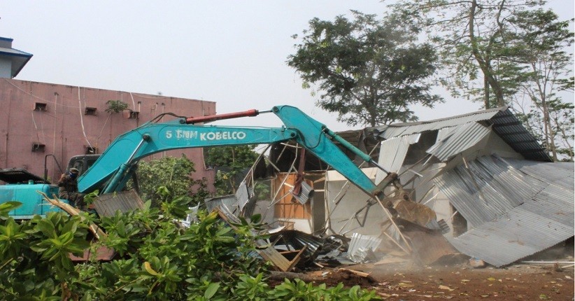 Penertiban Lahan Kampus UIII Tahap I Berjalan Tanpa Kendala