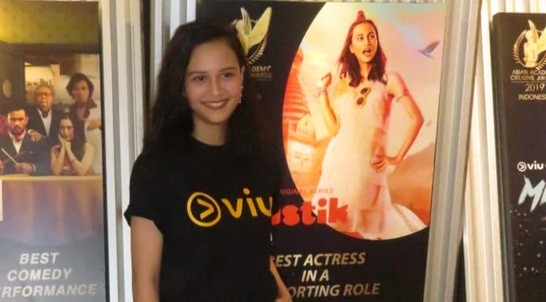 Lutesha Raih Best Supporting Actress di Asian Academy Creative Awards 2019