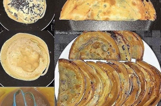 Legitnya Kue Leker Cokelat Isi Pisang, Mudah Dibuat dengan Teflon