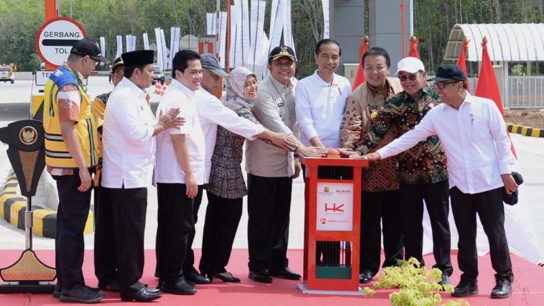 Jokowi Gratiskan Tol Terbanggi Besar-Kayu Agung Selama Sebulan